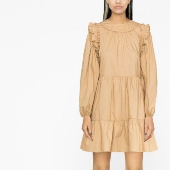 Ulla Johnson Dresses & Skirts - ⭐️ Ulla Johnson Pleated Long Sleeve Minimalist Dress size 6